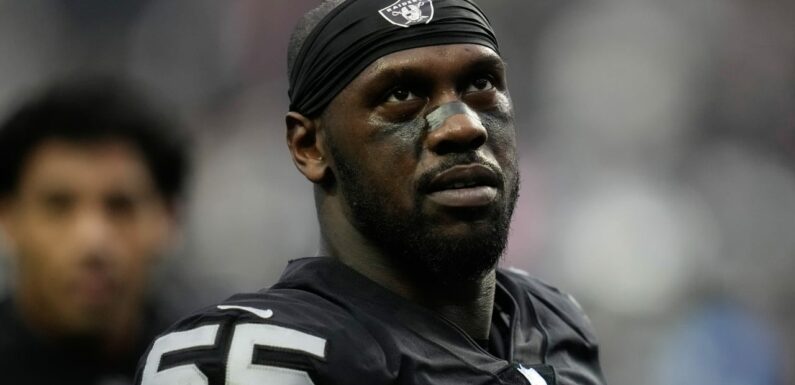 Las Vegas Raiders' Chandler Jones says he was recently hospitalized against his will