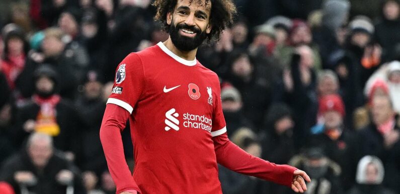 Liverpool 3-0 Brentford: Mohamed Salah's joins illustrious group