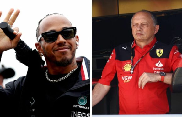 Ferrari damage Lewis Hamilton chances after Fred Vasseur refuses to complain