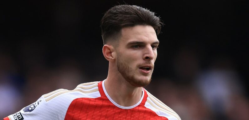 Arsenal believe Declan Rice's back injury is NOT long term