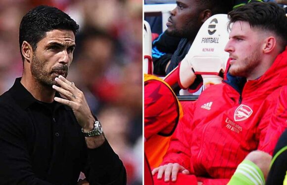 Arsenal manager Mikel Arteta makes ‘not a good sign’ admission on Rice injury