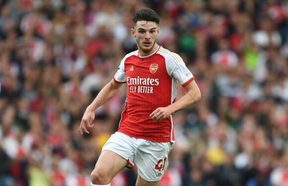 Arsenal will monitor Declan Rice's back injury closely
