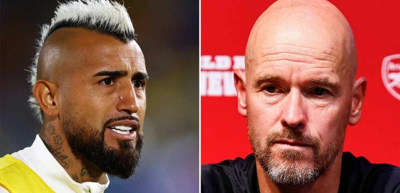 Arturo Vidal hits out at Erik ten Hag and says ‘bald guys are complicated’