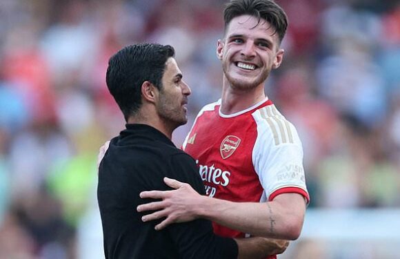 Declan Rice says Mikel Arteta was the main reason he joined Arsenal
