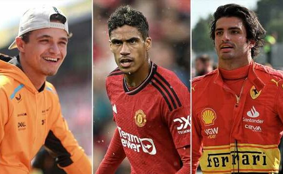 F1 stars Lando Norris and Carlos Sainz follow Varane with £43 million move