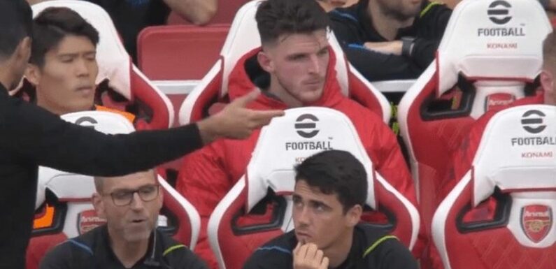 Injured Declan Rice’s previous history has Arsenal fans moaning ‘we’re cursed’