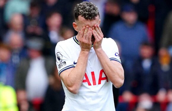 Ivan Perisic could miss rest of Tottenham’s season with knee injury