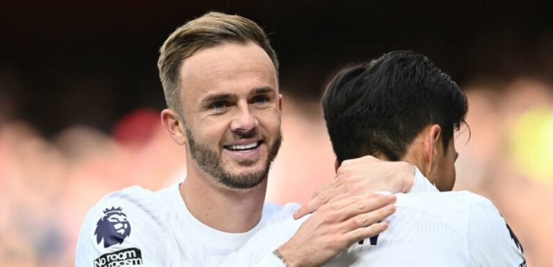 James Maddison aims dig at Bukayo Saka after north London derby
