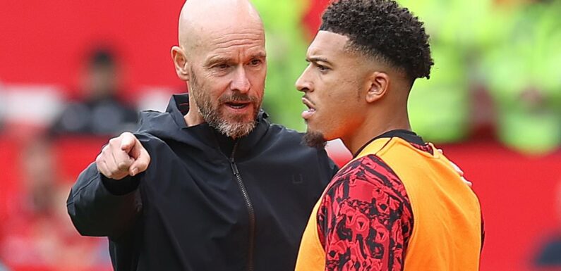 Man United boss Ten Hag to hold clear-the-air talks with Sancho