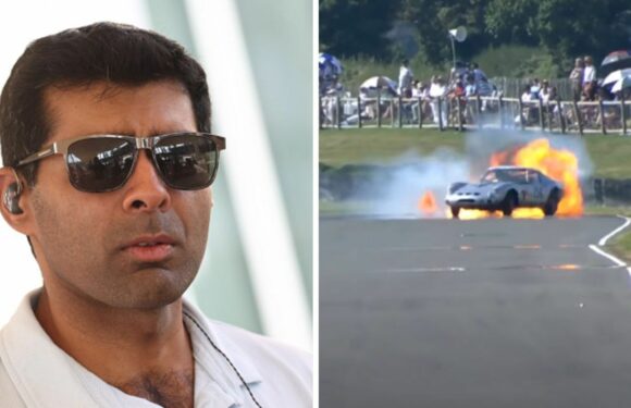 Sky Sports F1 pundit ‘shaken up’ after scary fireball crash in front of family