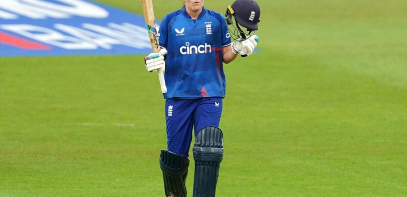 Stand-in captain Nat Sciver-Brunt hits a new high for England in milestone match
