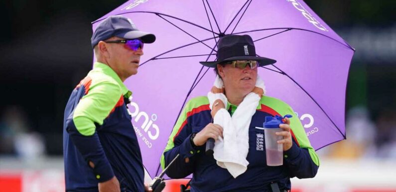 Umpire Sue Redfern makes history in County Championship match at Glamorgan