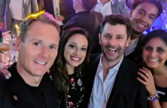Alex Scott and Dan Walker exchange HEATED words at a charity dinner