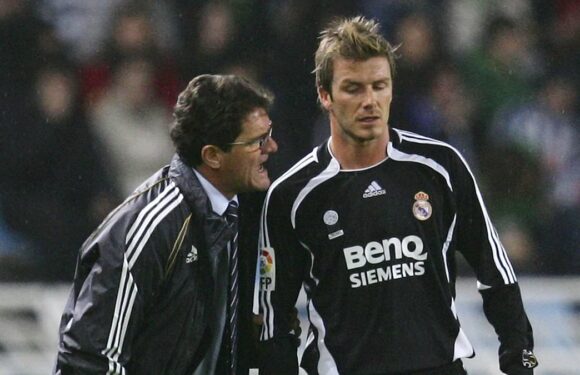Beckham recalls Capello telling him his Real Madrid career was over