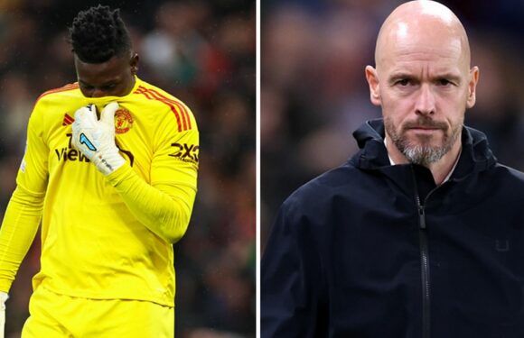 Man Utd hit rock bottom as Onana gaffe gets Casemiro sent off in chaotic defeat