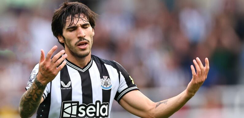 Newcastle's Sandro Tonali to serve a 10-month ban for illegal gambling