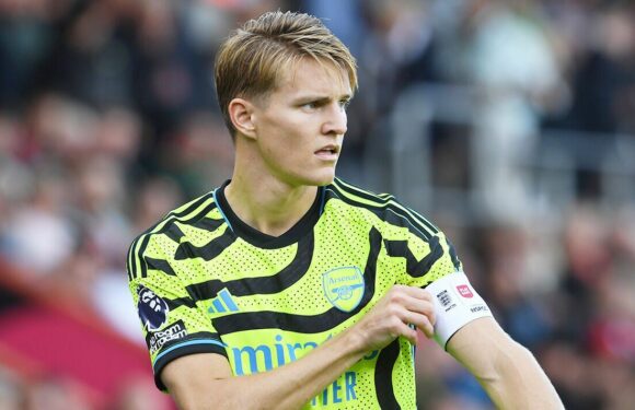 Odegaard shows his class as Arsenal star caught pulling Jesus to one side