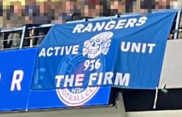 Rangers condemn fans over flag with Nazi symbol displayed at Ibrox