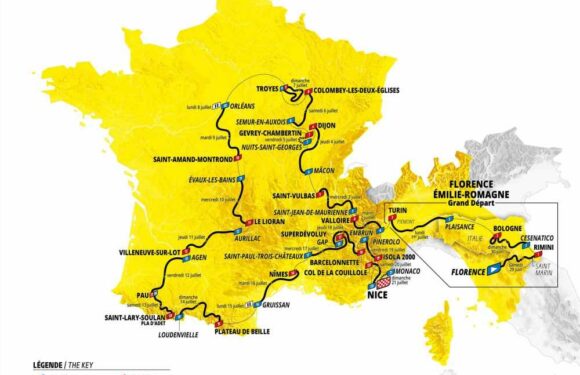 Tour de France 2024 route revealed as race finishes outside Paris for first time in 120-year history