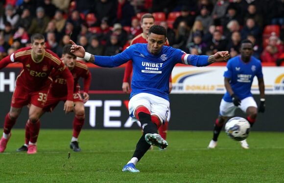 Aberdeen 1-1 Rangers: Tavernier's late penalty salvages draw