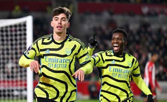 Arsenal star Kai Havertz bails out Aaron Ramsdale with heroic Brentford winner