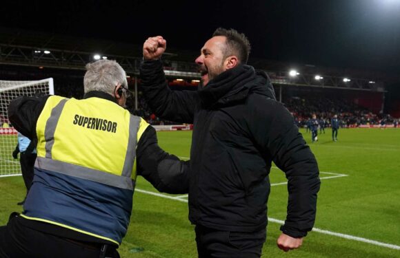 Brighton boss explains ‘big, big celebration’ and says no disrespect was meant
