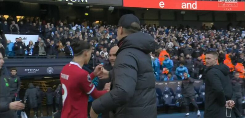 Darwin Nunez involved in post-match spat with Pep Guardiola