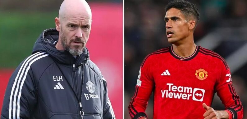Every Man Utd star Ten Hag has fallen out with as Varane relationship stutters