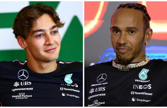 George Russell sent Lewis Hamilton challenge as Brit handed Las Vegas ‘concern’