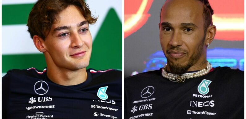 George Russell sent Lewis Hamilton challenge as Brit handed Las Vegas ‘concern’