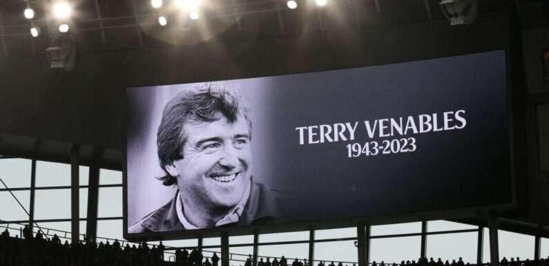 ‘I missed Terry Venables in his private members’ club and now we all do’