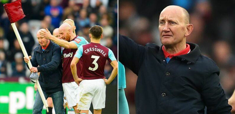Infamous corner flag fan who invaded West Ham pitch ‘had to do something’