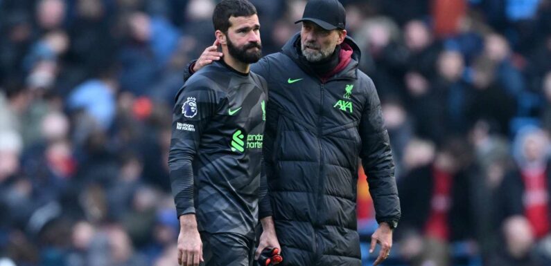 Jurgen Klopp offers mixed update on Alisson and Diogo Jota injuries