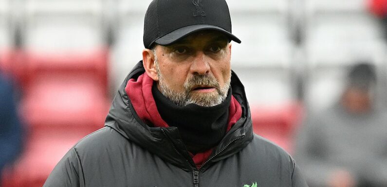 Liverpool boss Klopp hits out at early kick-off for Man City clash