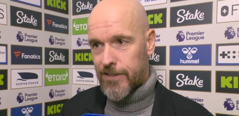 Man Utd boss Erik ten Hag shuts down Garnacho question after bold claim