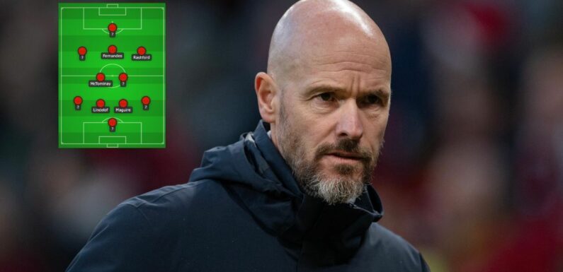 Man Utd team news as Ten Hag rolls back the years with three changes vs Everton