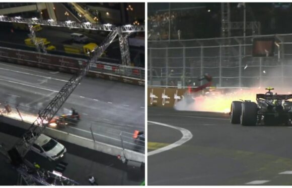 Norris sent to hospital after horror Las Vegas GP crash that made ‘camera shake’