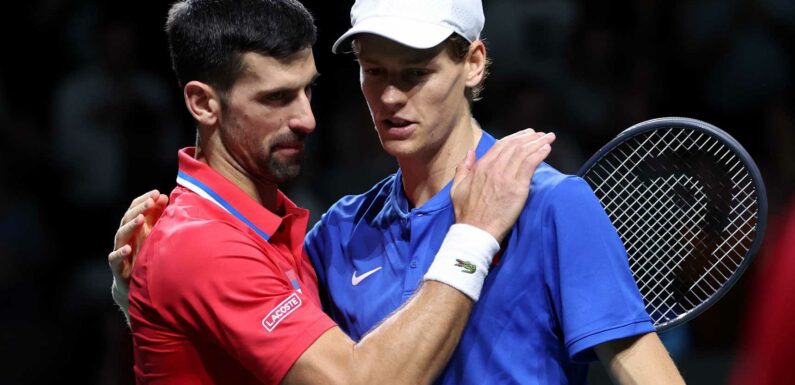 Novak Djokovic handed ‘bitter’ end to season as Jannik Sinner stuns Serbia in Davis Cup
