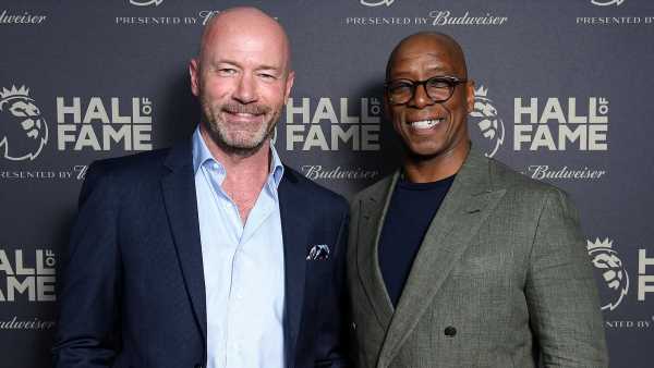 Alan Shearer praises Ian Wright for making 'life a joy'