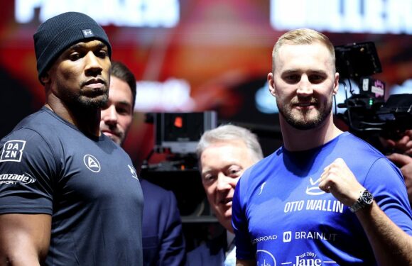 Boxing star claims Joshua 'might be making a mistake' fighting Wallin