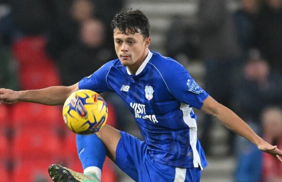 Cardiff defender forced off against Birmingham as 'he couldn't see'