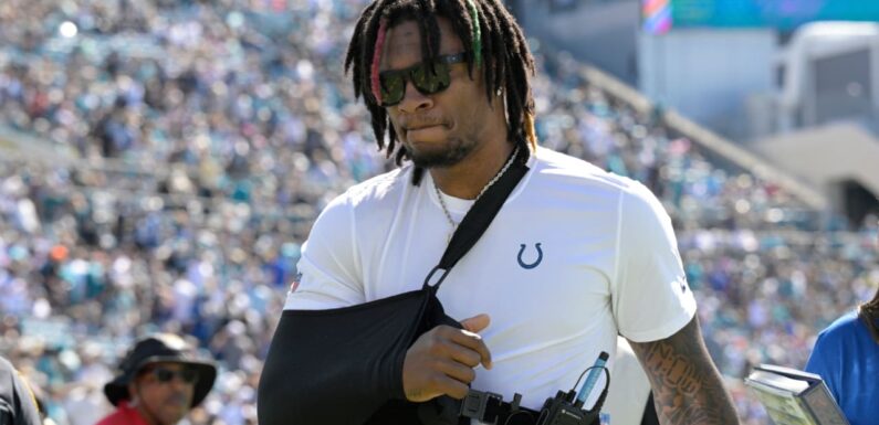 Colts QB Anthony Richardson says he's 'progressing way faster than everyone thought' in shoulder rehab