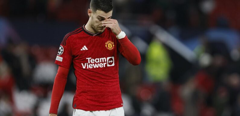 Diogo Dalot says Man United's Champions League exit 'not good enough'
