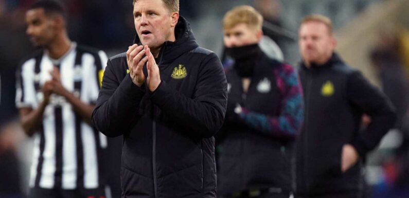 Eddie Howe sticks up for players after Newcastle crash out of Europe
