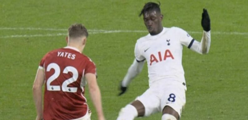 Fans say Spurs’ Yves Bissouma ‘wanted Christmas off’ after second red of season
