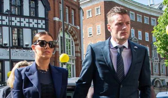 Jamie Vardy and Wayne Rooney meet in Wagatha Christie, the reunion