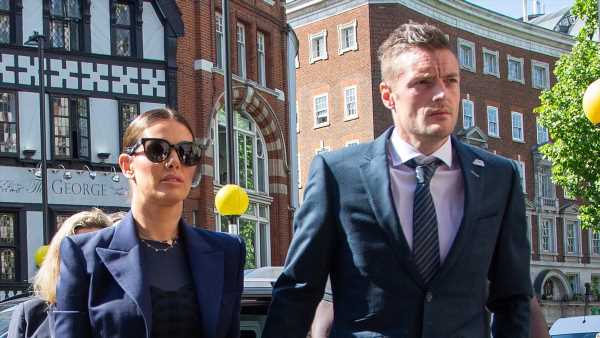 Jamie Vardy and Wayne Rooney meet in Wagatha Christie, the reunion