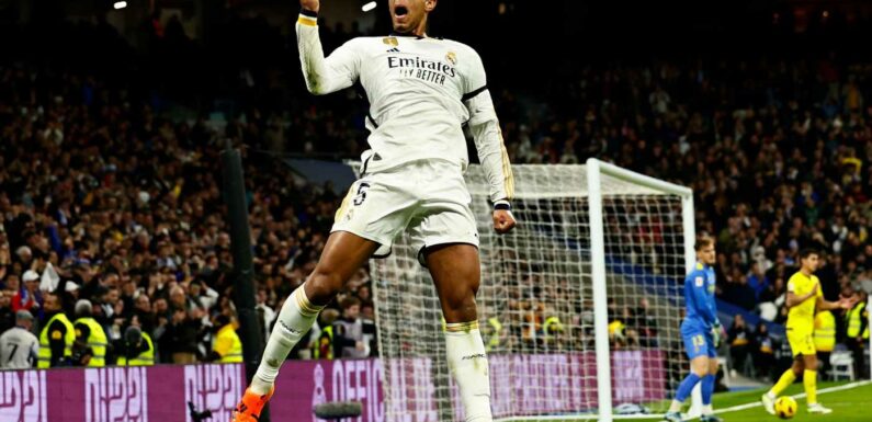 Jude Bellingham on target again as Real Madrid beat Villarreal