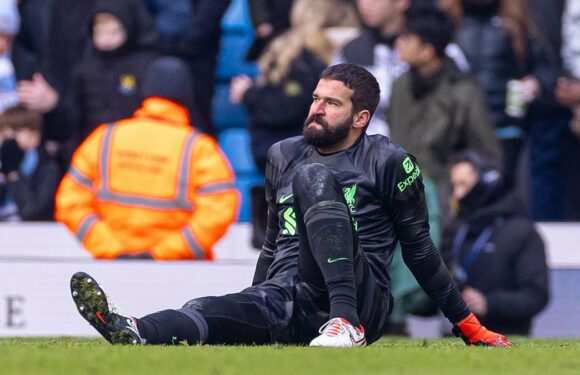 Liverpool's Alisson teases return to training ahead of Man United game