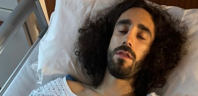 Marc Cucurella’s WAG finds Chelsea star asleep in hospital with Blues match on
